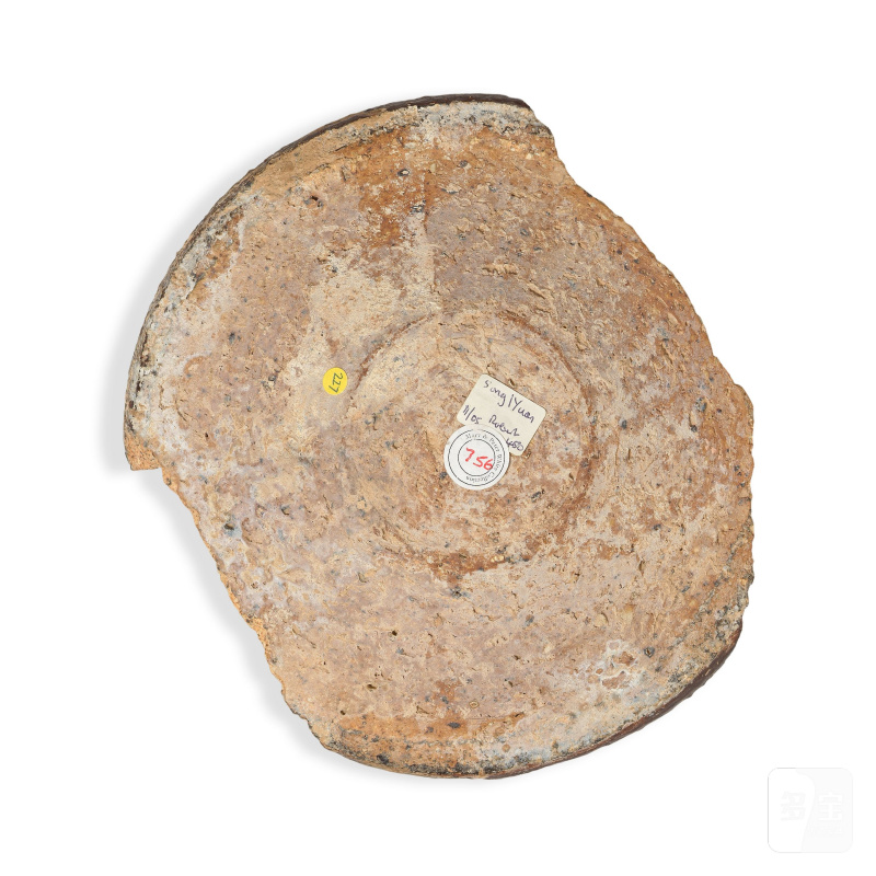元 鈞窯盤連匣缽 | A SAGGAR CONTAINING A JUN DISH - 图5